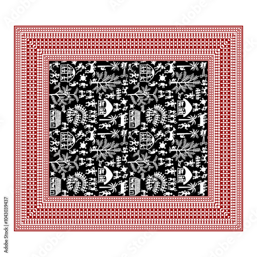 bedsheet design digital art use hand work and digital printing
