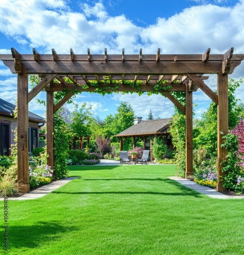 gazebo in the garden