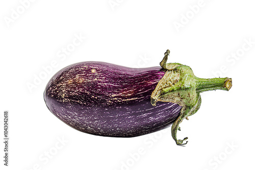 Wallpaper Mural eggplant , side view, on isolated transparent background Torontodigital.ca