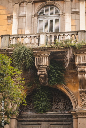 Wallpaper Mural old stone house street in the town of Caltanissetta in Sicily Torontodigital.ca
