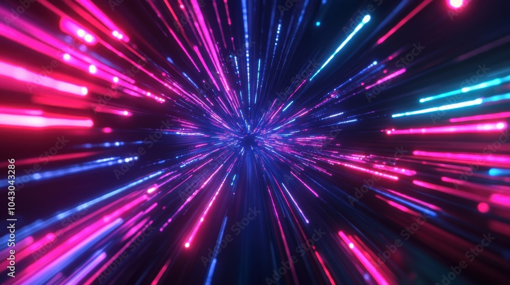 Cosmic burst of light and color in a digital universe Cosmic burst of light and color in a digital universe