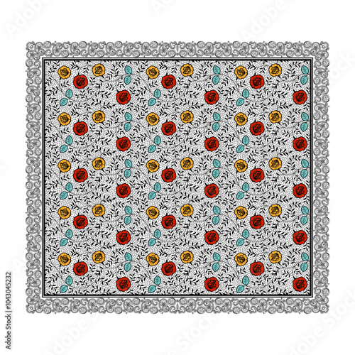 bedsheet design digital art use hand work and digital printing
