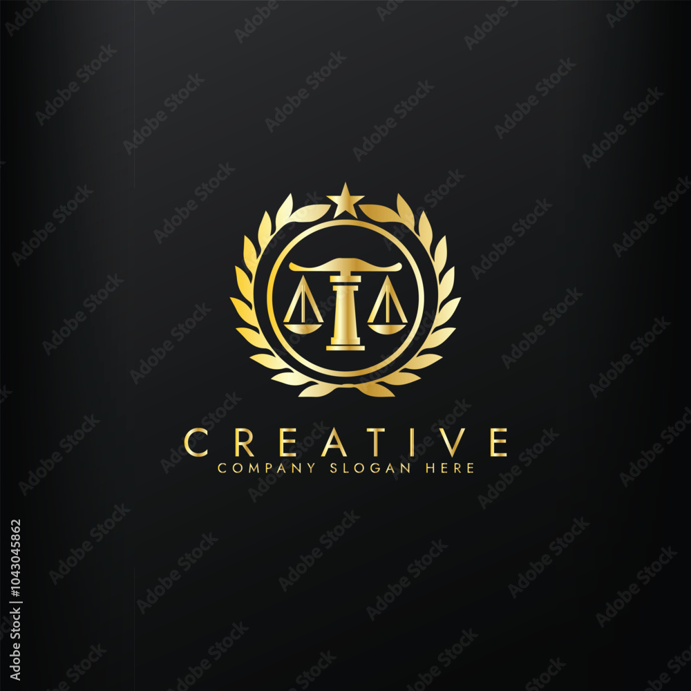 Fototapeta premium Revolution justice logo concept, Law firm logo design, Lawyer logo vector template