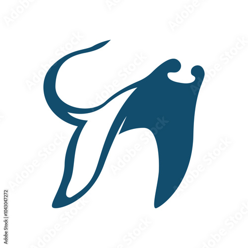 Stingray icon logo design