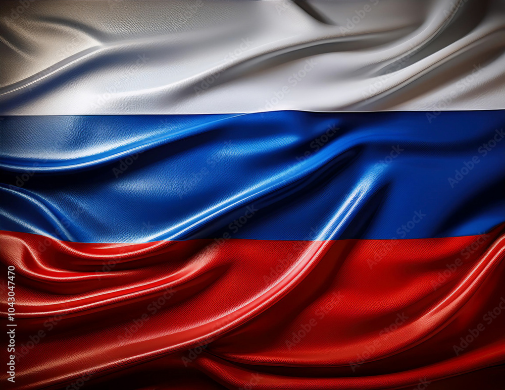 Die Flagge von Russland