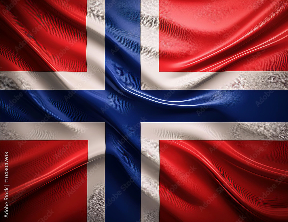 Die Flagge von Norwegen