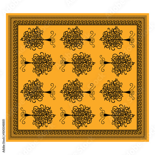bedsheet design digital art use hand work and digital printing
