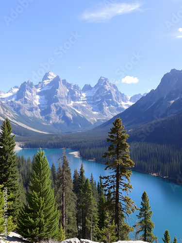 Coulter Bay and Grand Tetons