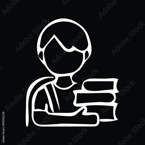 A student with a study book is often depicted as focused and engaged, surrounded by notes and textbooks. This image reflects dedication to learning and the pursuit of knowledge. They may be in a quiet