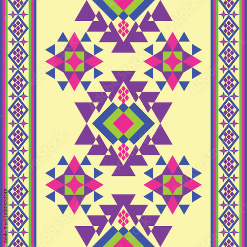 seamless native pattern design for carpet fabric wallpaper curtain tablecloth mattresses blanket embroidery ornament textile background bedsheet 