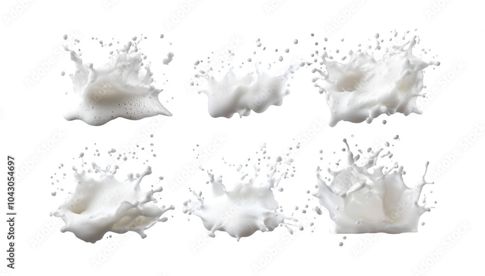milk splash isolated on white milk splash isolated on white