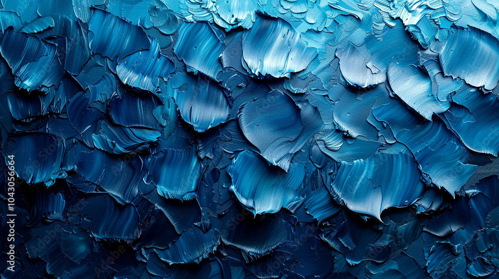 Shimmering layers of deep blue paint create a stunning abstract texture at dusk Shimmering layers of deep blue paint create a stunning abstract texture at dusk
