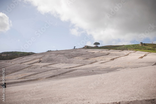 cretto di burri contemporary land art in Sicily photo