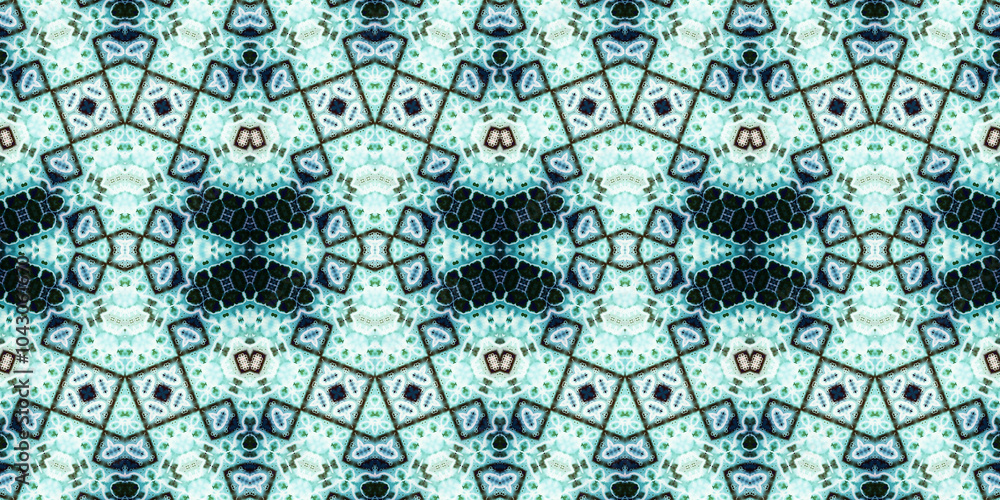 Fototapeta premium Seamless abstract pattern. the texture of the art is symmetrical