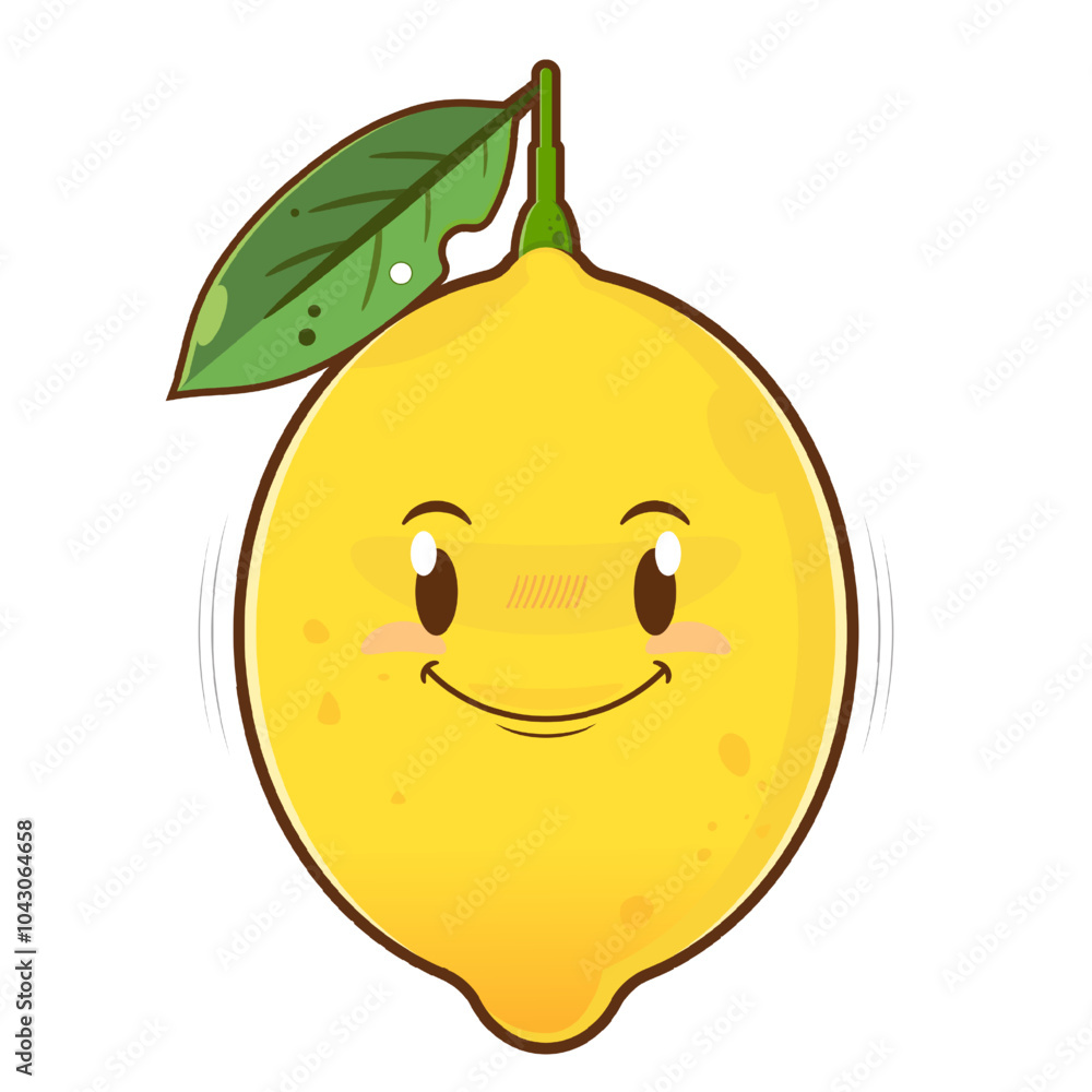 lemon smile face cartoon cute lemon smile face cartoon cute