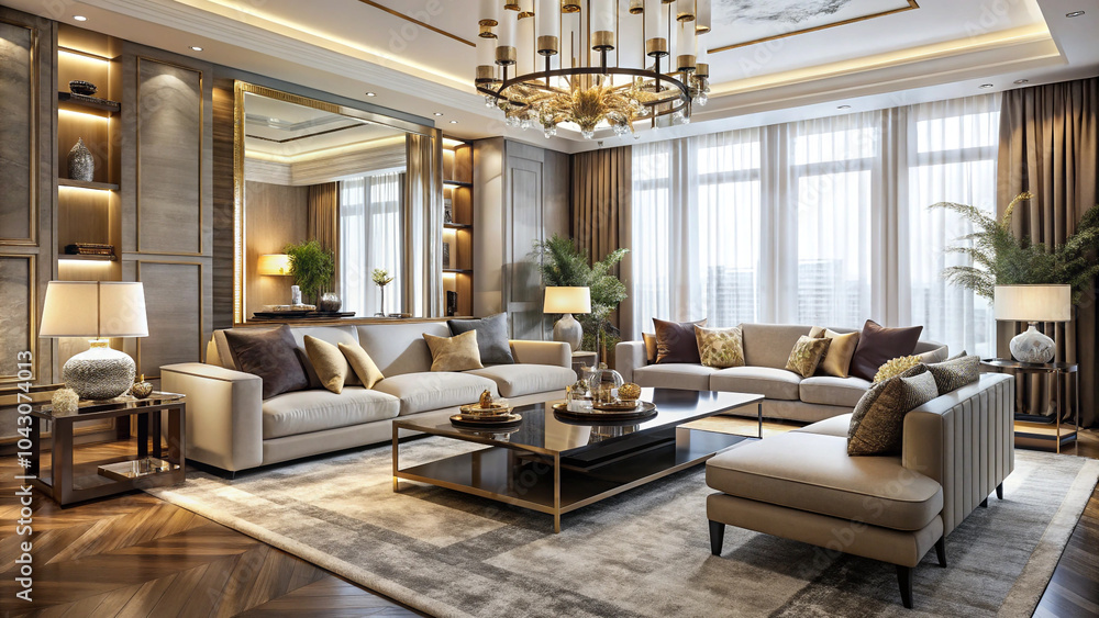 living room interior with fireplace