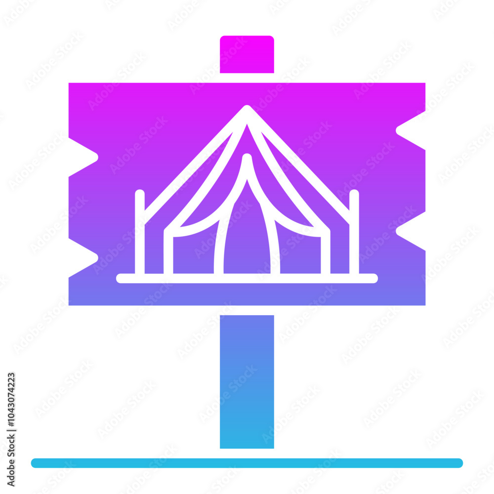 Naklejka premium Signpost Icon
