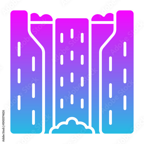 Waterfall Icon