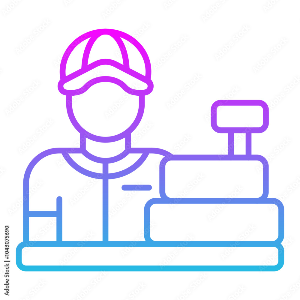 Cashier Icon Cashier Icon