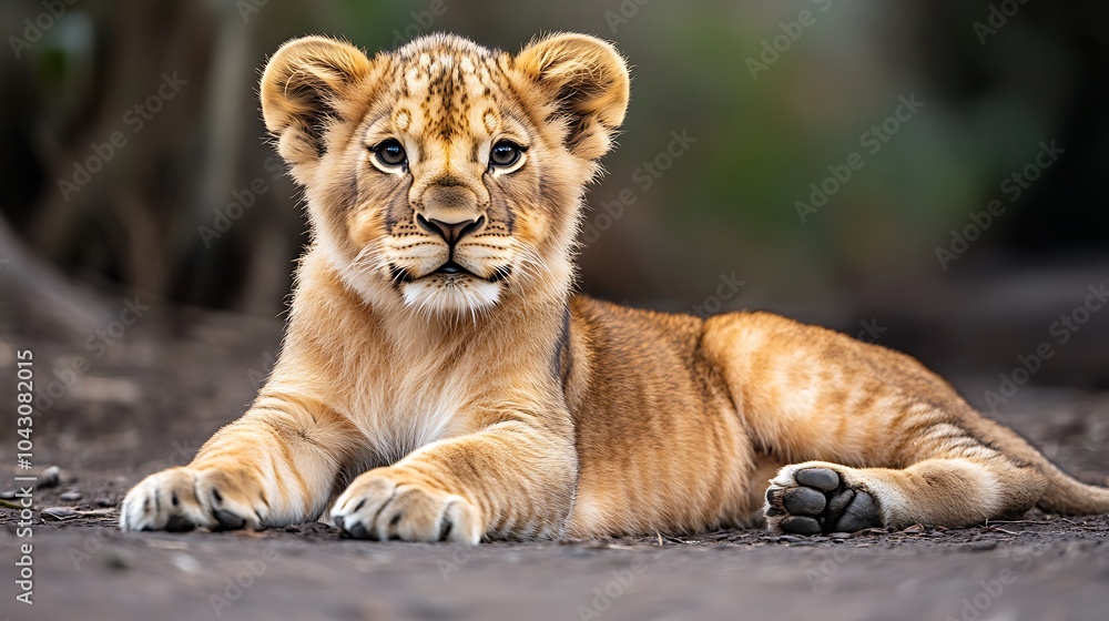 Obraz premium lion in the zoo