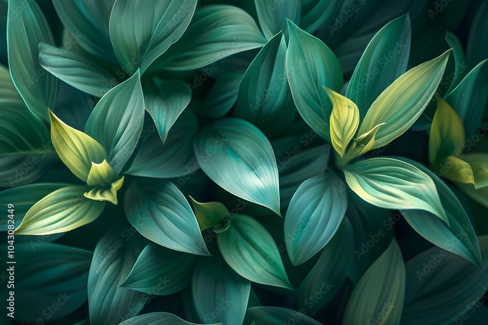 A close up of a plant with green leaves A close up of a plant with green leaves