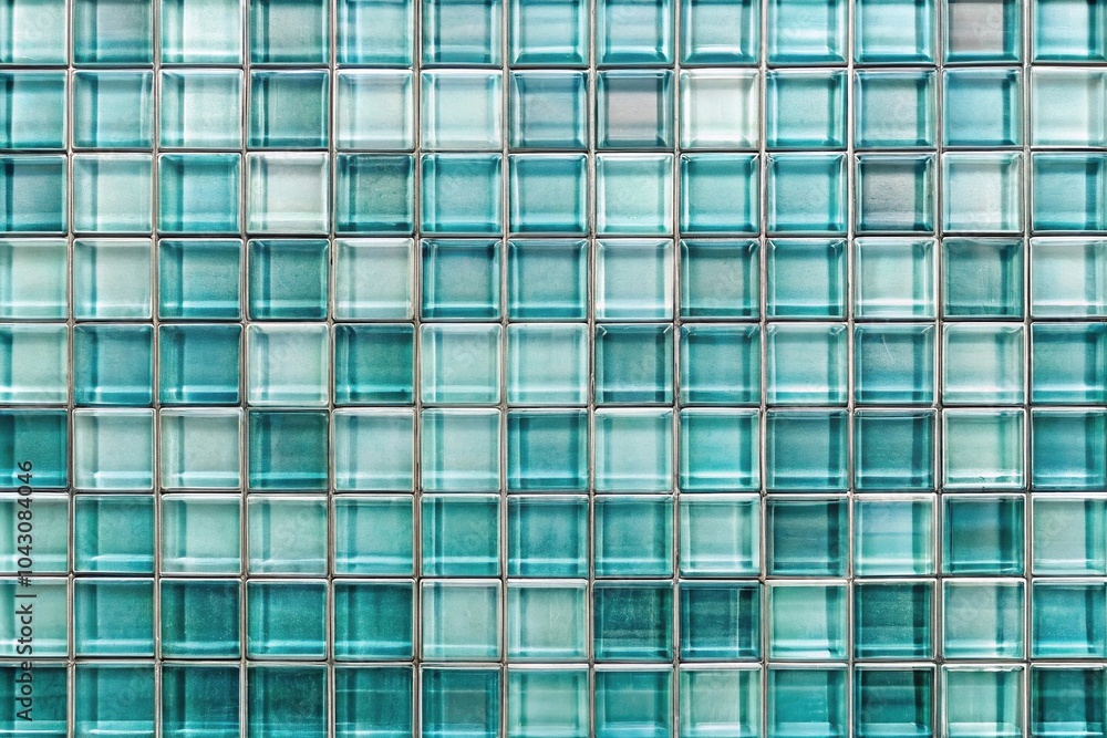 Glass tiles seamless texture with diffuse bump and aerial view Glass tiles seamless texture with diffuse bump and aerial view