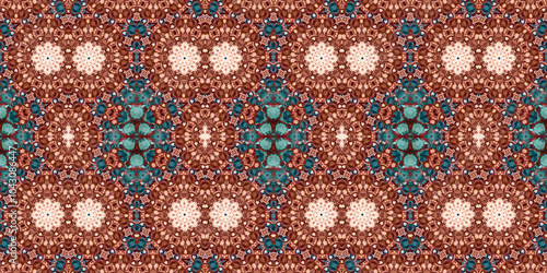 Seamless abstract pattern. the texture of the art is symmetrical