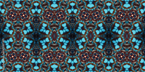 Seamless abstract pattern. the texture of the art is symmetrical