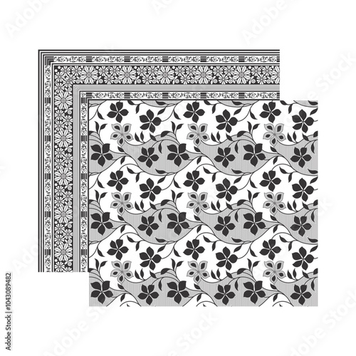 bedsheet design digital art use hand work and digital printing