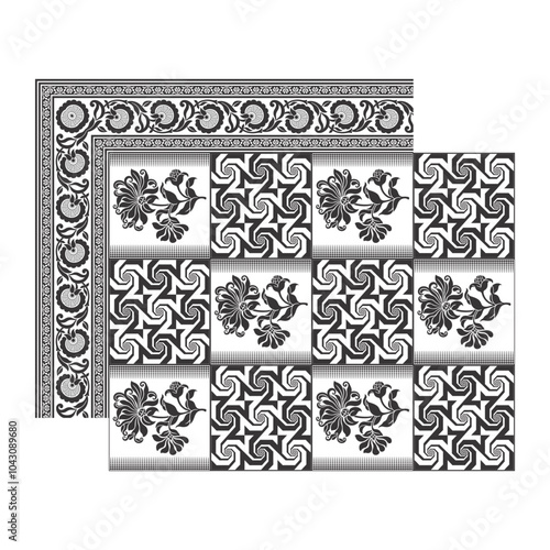 bedsheet design digital art use hand work and digital printing