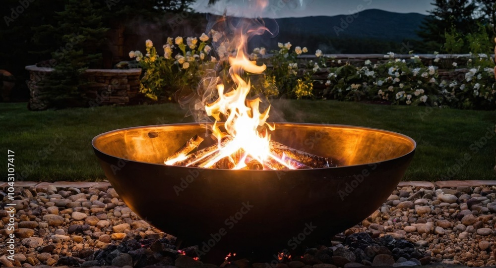 fire on the background of nature fire on the background of nature