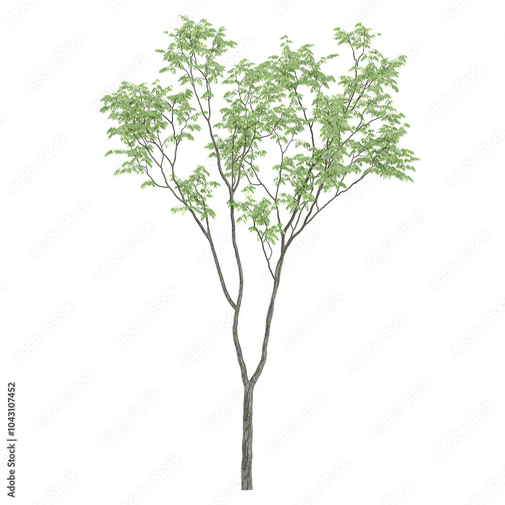 Green beautiful Eucalyptus tree isolated on Canvas Green beautiful Eucalyptus tree isolated on Canvas