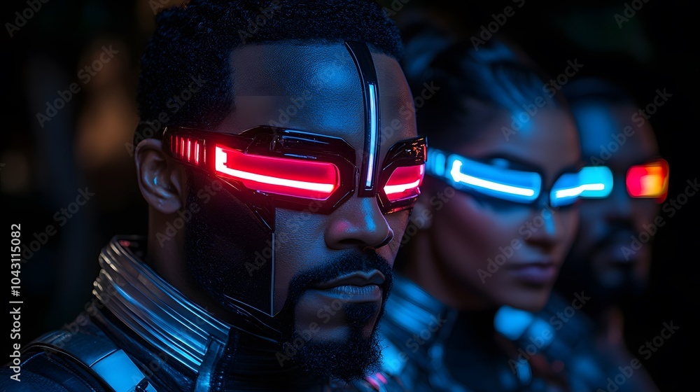 Retro futuristic fashion blending 70s and 80s styles with sleek futuristic elements, neon colors, and metallic accents Retro futuristic fashion blending 70s and 80s styles with sleek futuristic elements, neon colors, and metallic accents