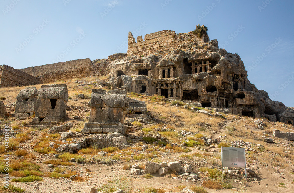 Tlos Ancient City. Likya, Mugla, Turkey.