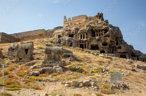 Obraz na płótnie Tlos Ancient City. Likya, Mugla, Turkey. w salonie