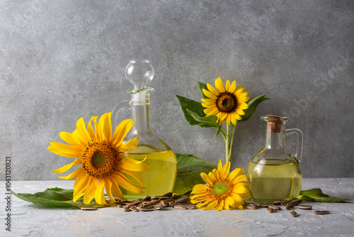 Sunflower, sunflower oil an...