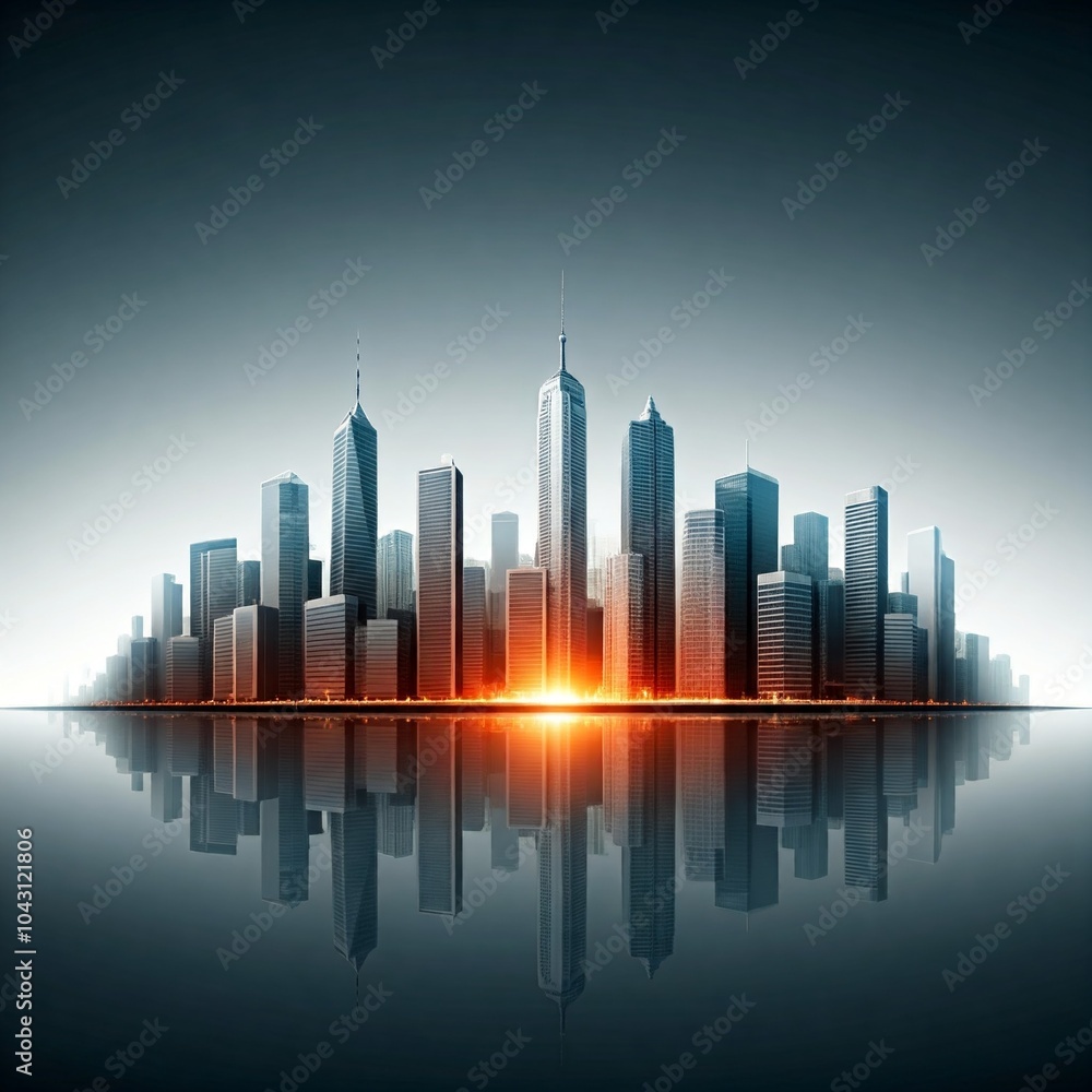 modern city skyline modern city skyline