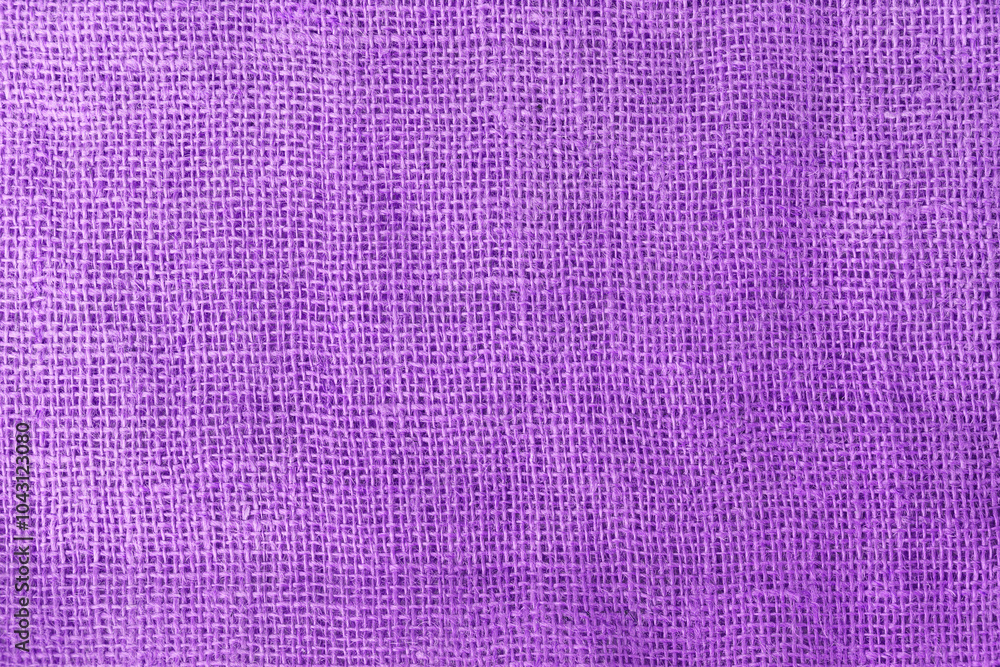 Fototapeta premium texture fabric burlap for sewing pink background color macro
