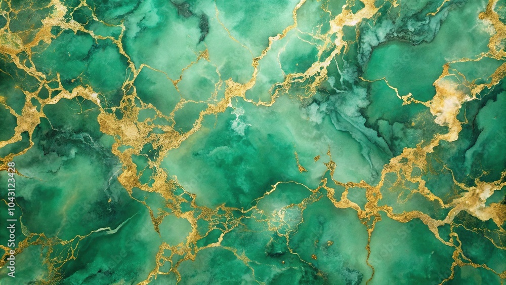 green and gold watercolor marble texture with luxurious reflection green and gold watercolor marble texture with luxurious reflection