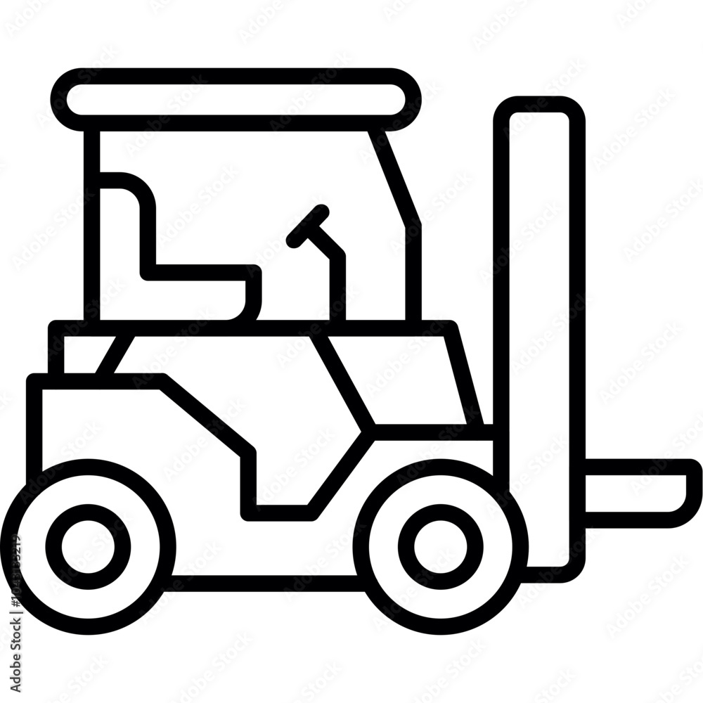 Forklift Icon Forklift Icon