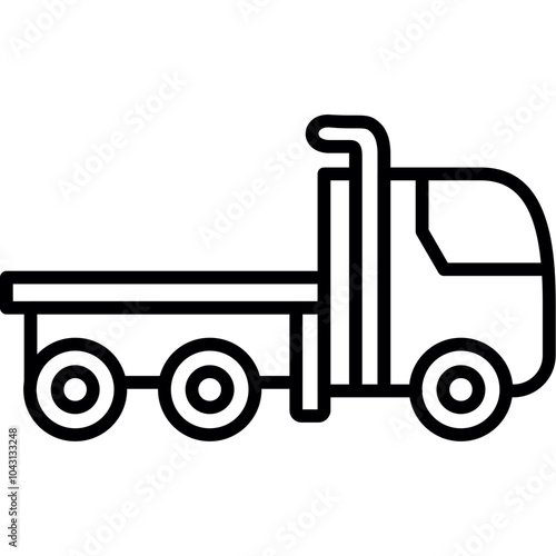 Semi Truck Icon