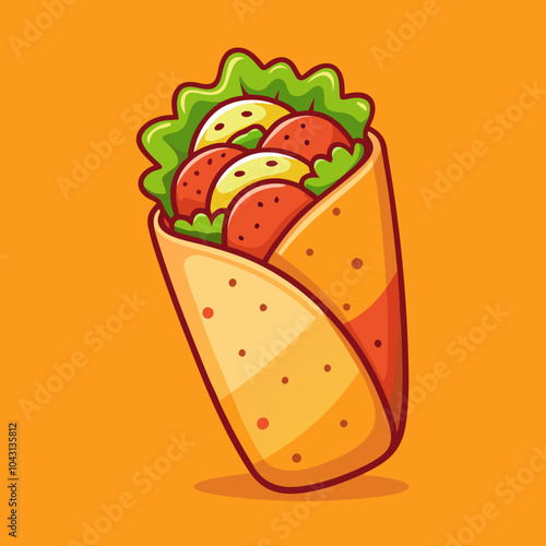 shawarma illustration