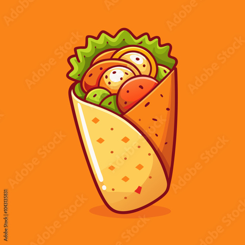 shawarma illustration
