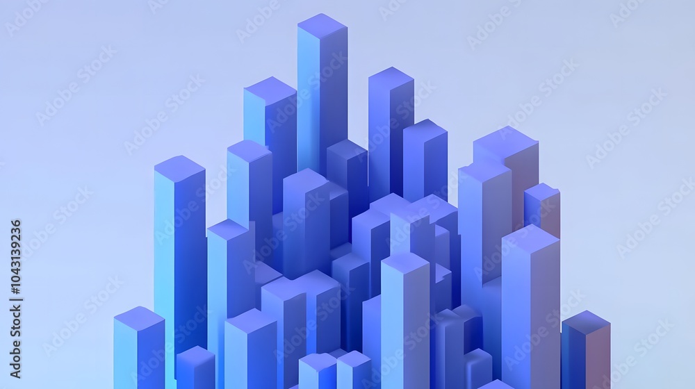 Fototapeta premium Abstract 3D Render