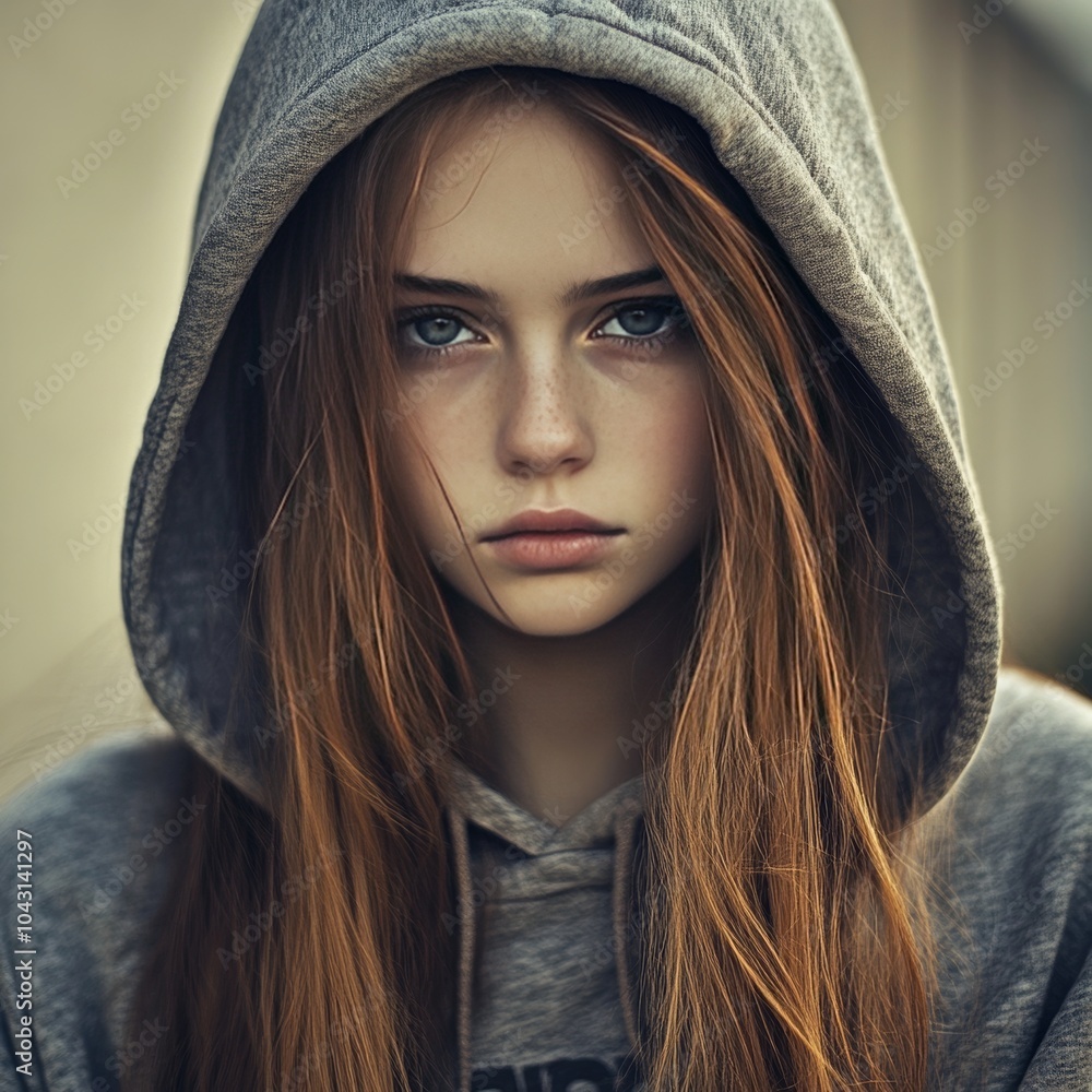 Pic of teen in hoodie Pic of teen in hoodie