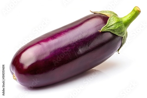 Wallpaper Mural Eggplant or aubergine isolated on white background Torontodigital.ca