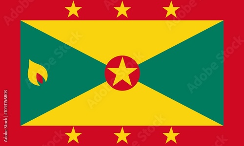 grenada flag, grenada, country of grenada, flag of country of grenada, flag, country
