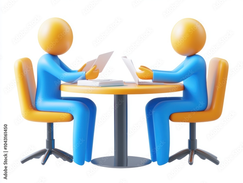 3D Business Meeting. 3D Business Meeting.