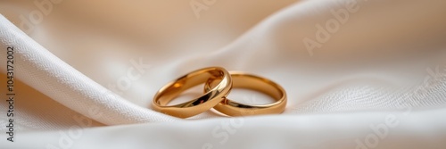 wedding rings on the pillow