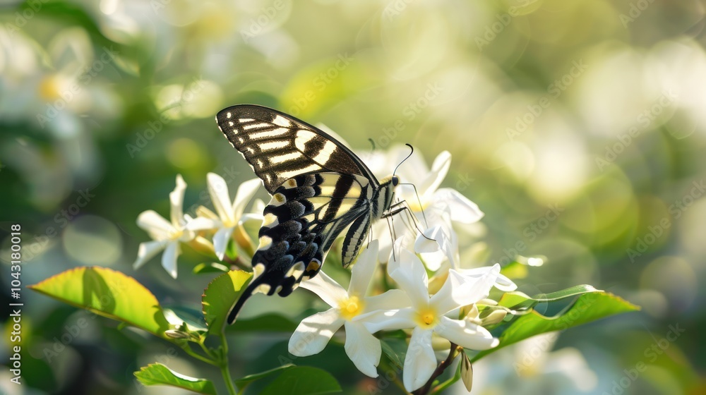 A delicate butterfly lands on a vibrant flower, its wings gently resting as it sips nectar. The contrast of colors between the butterfly and the blossom creates a beautiful, serene moment in nature. A delicate butterfly lands on a vibrant flower, its wings gently resting as it sips nectar. The contrast of colors between the butterfly and the blossom creates a beautiful, serene moment in nature.